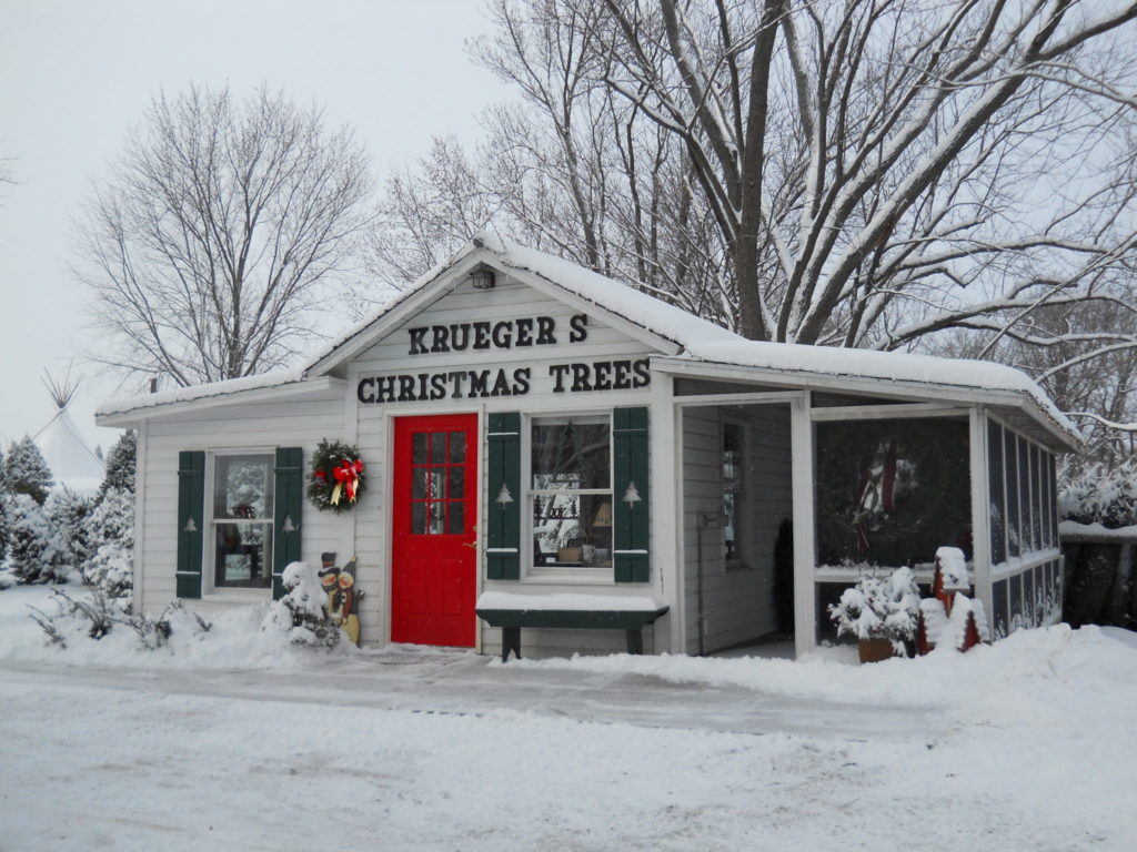 Christmas tree store on Krueger Tree Farm