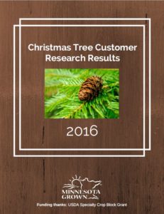 Christmas Tree Customer Research Results 2016