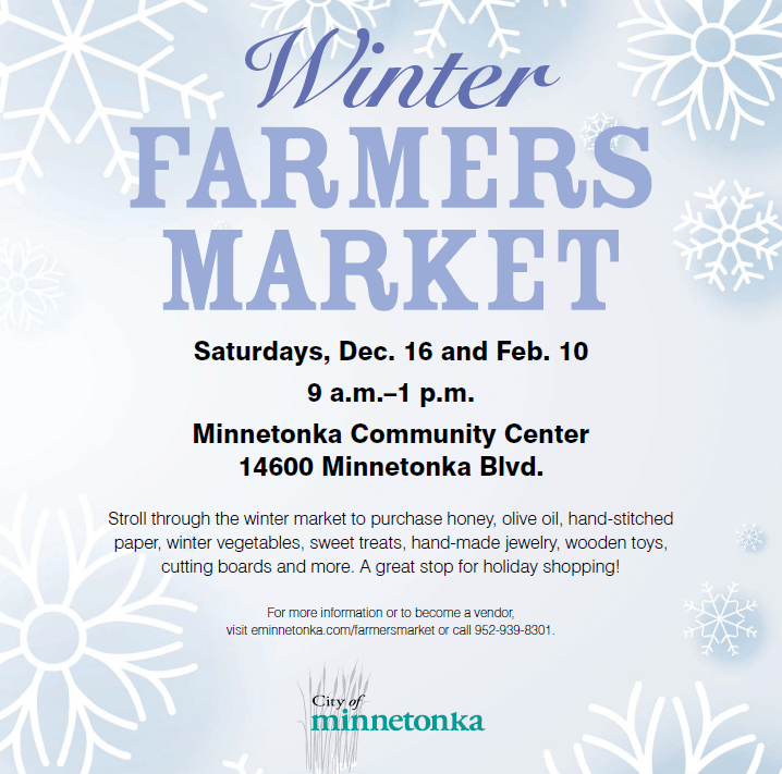 Minnetonka Winter Farmers Market Information