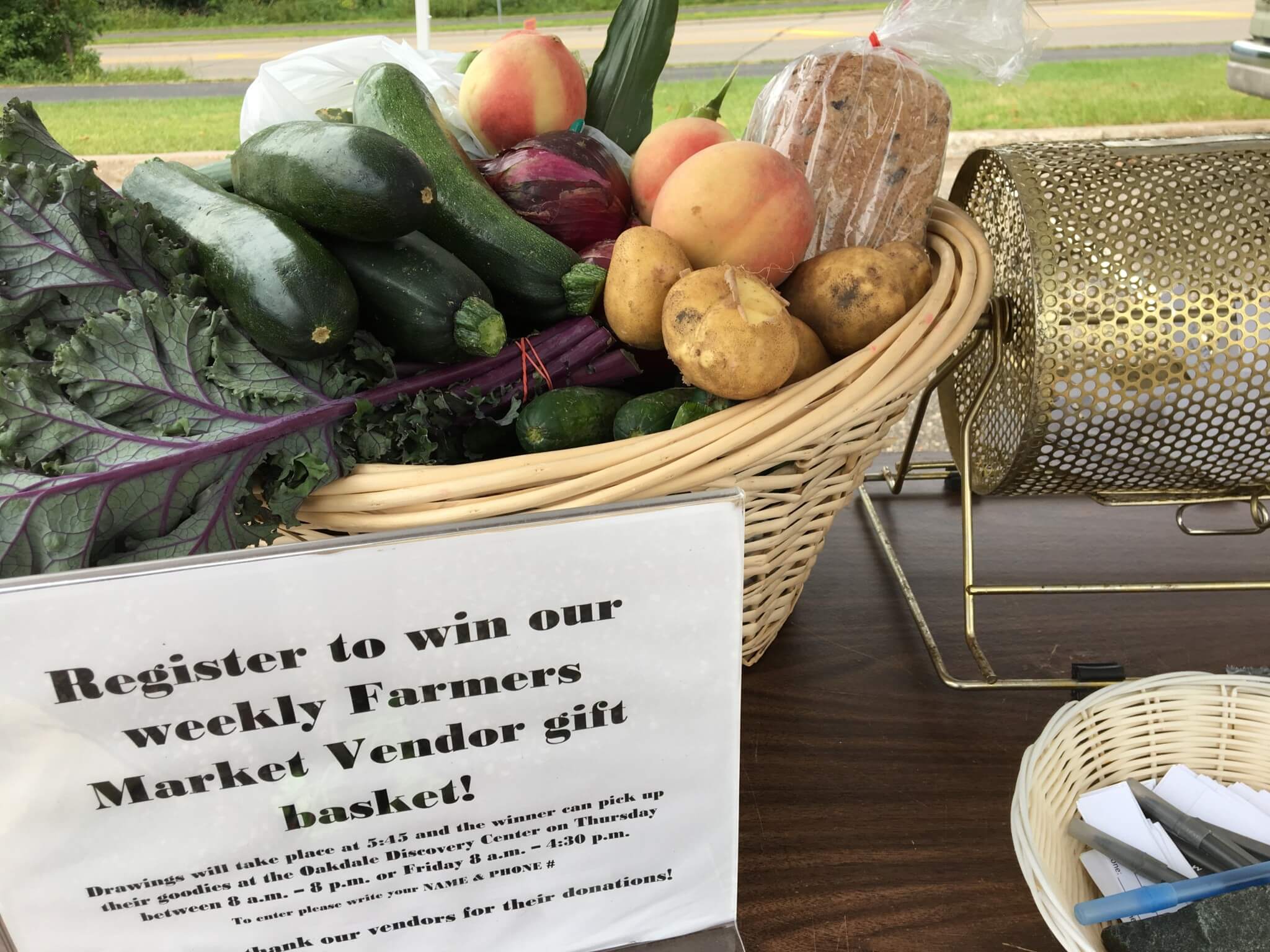 2018 02 15 Submitted Oakdale Farmers MarketIndoor Market Gift Basket