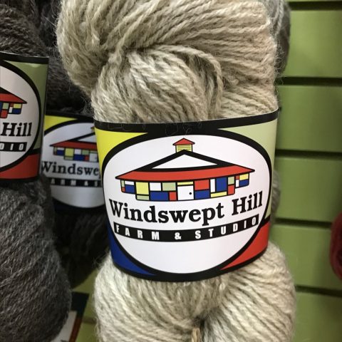 Windswept Hill yarn in stores.