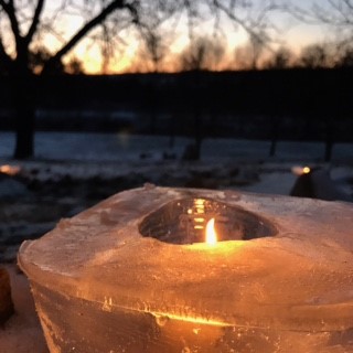 frozen candle
