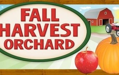 Fall Harvest Orchard Logo sign