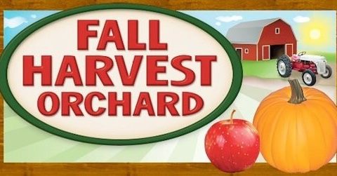 Fall Harvest Orchard Logo sign