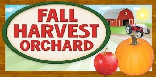 Fall Harvest Orchard Logo sign