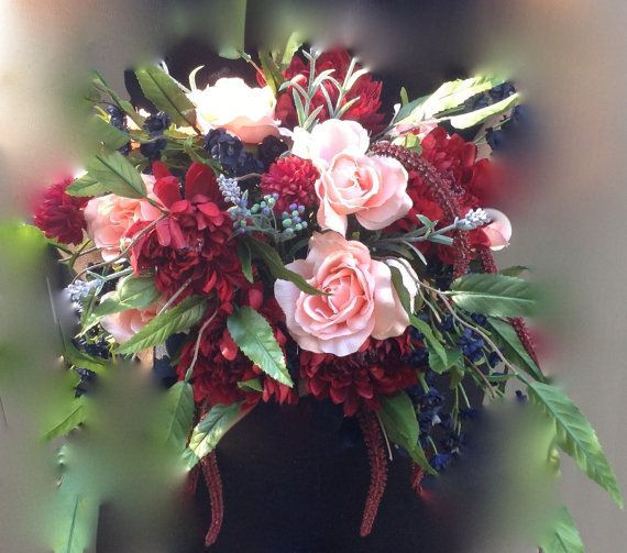 close up of a flower bouquet