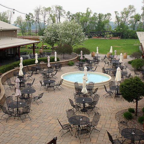 Crow River courtyard event space