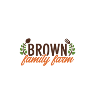 Brown Family Farms Logo Flag Hat