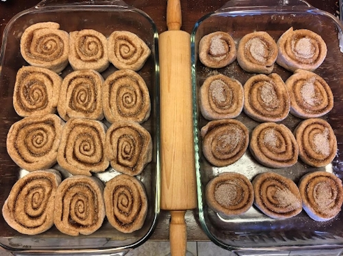 unbaked cinnamon rolls