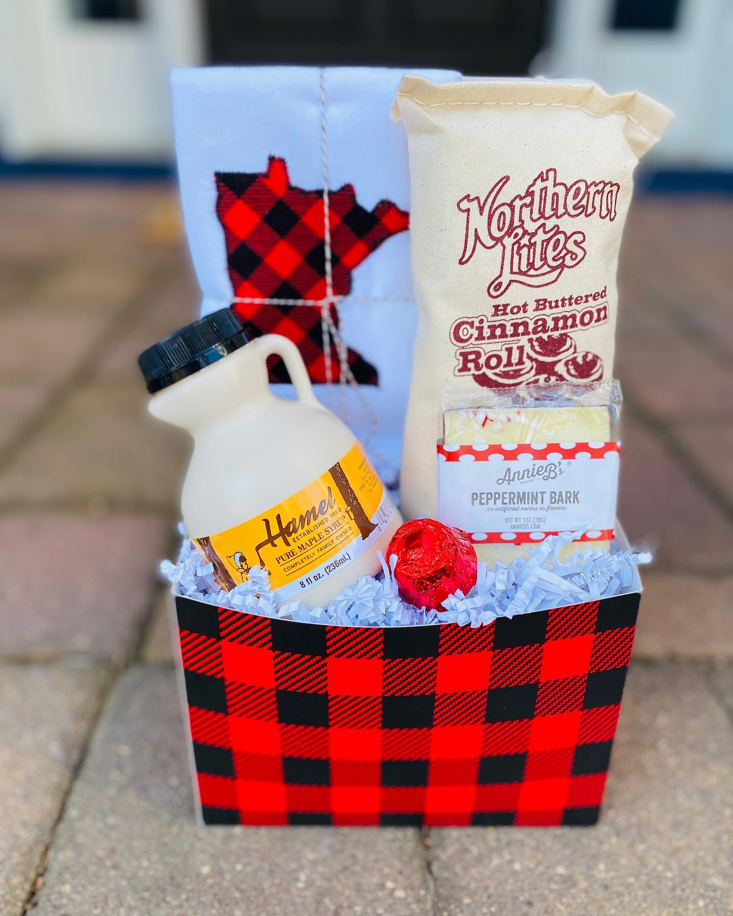 MN Basket Girl gift basket Minnesota Grown