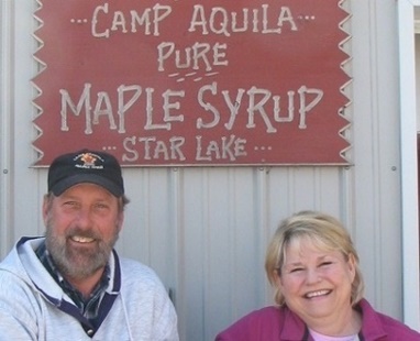 Camp Aquila Maple Syrup owners
