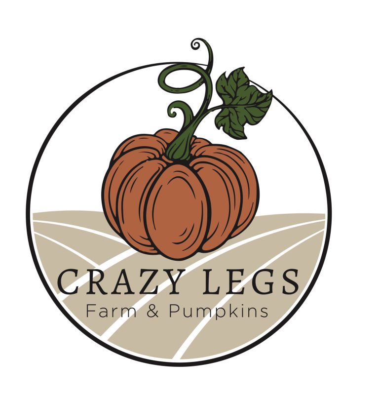 Crazy Legs Farm and Pumpkins Logo