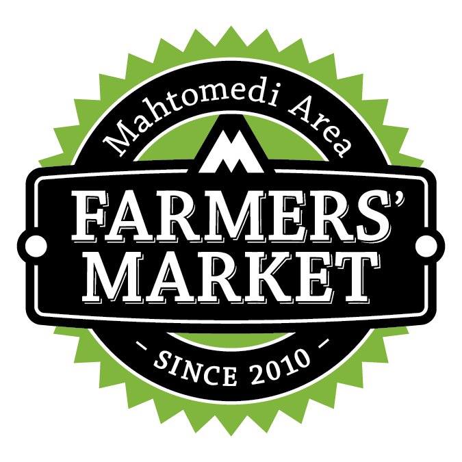 Logo featuring the words "Mahtomedi Area Farmers' Market Since 2010"