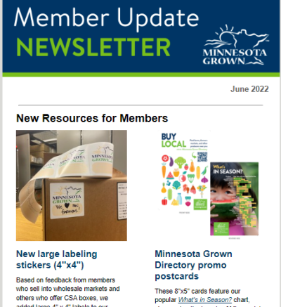 member newsletter snip