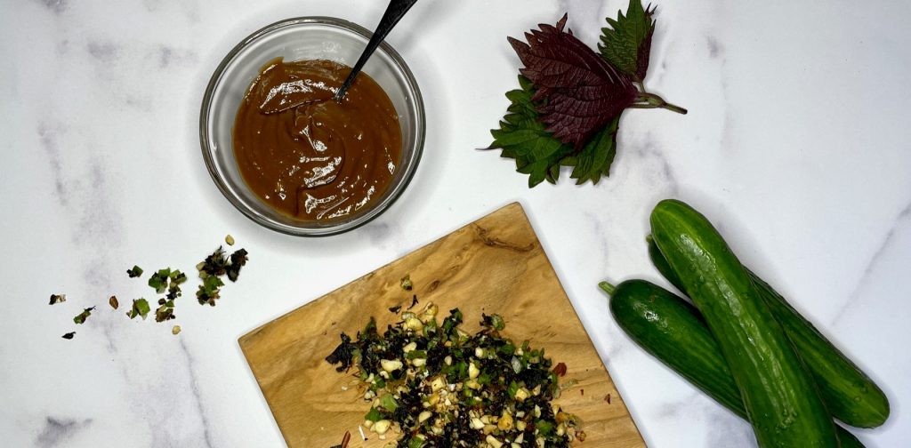 Cucumbers with Peanut Sauce Minnesota Grown