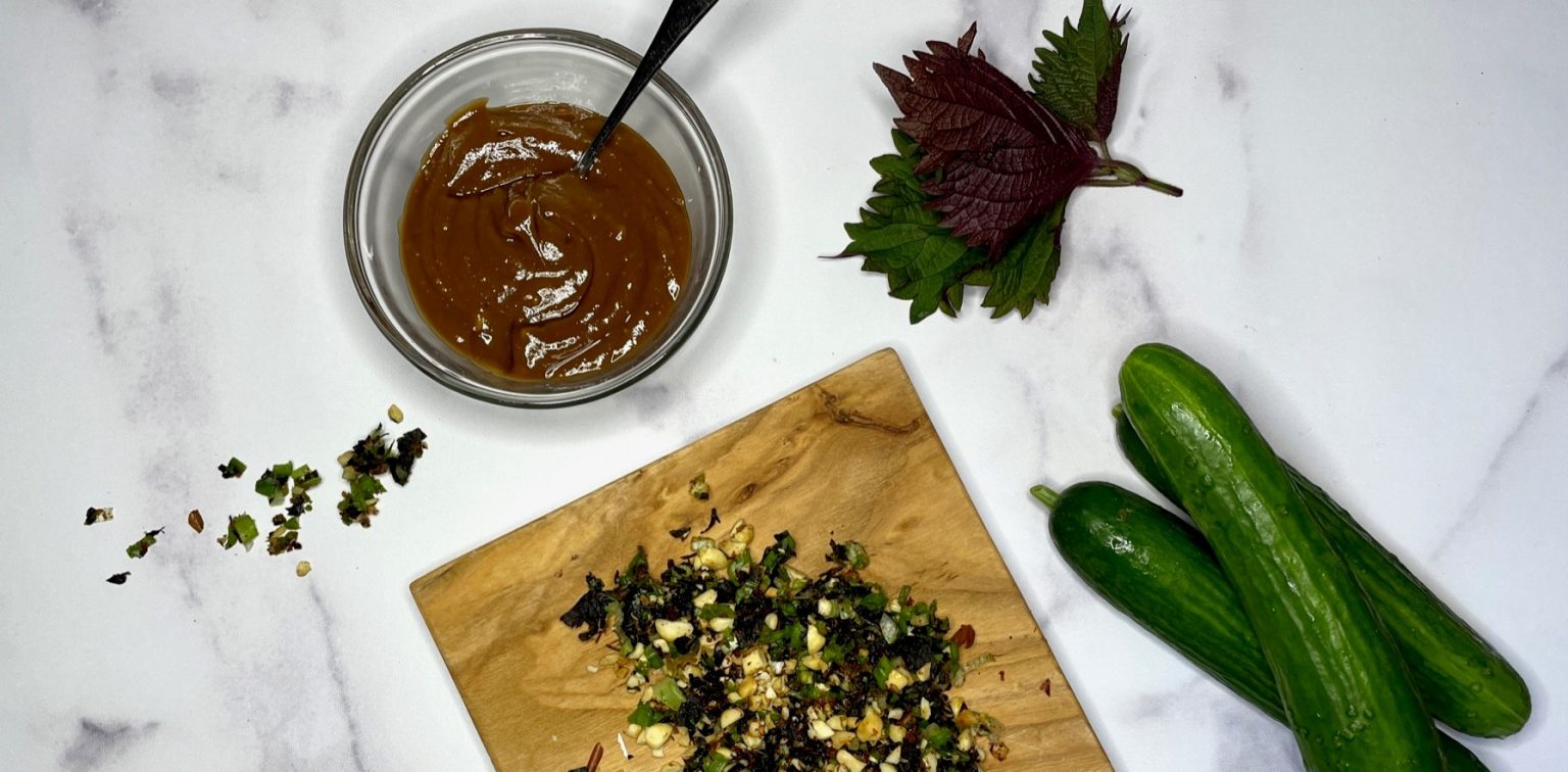 Cucumbers with Peanut Sauce Minnesota Grown