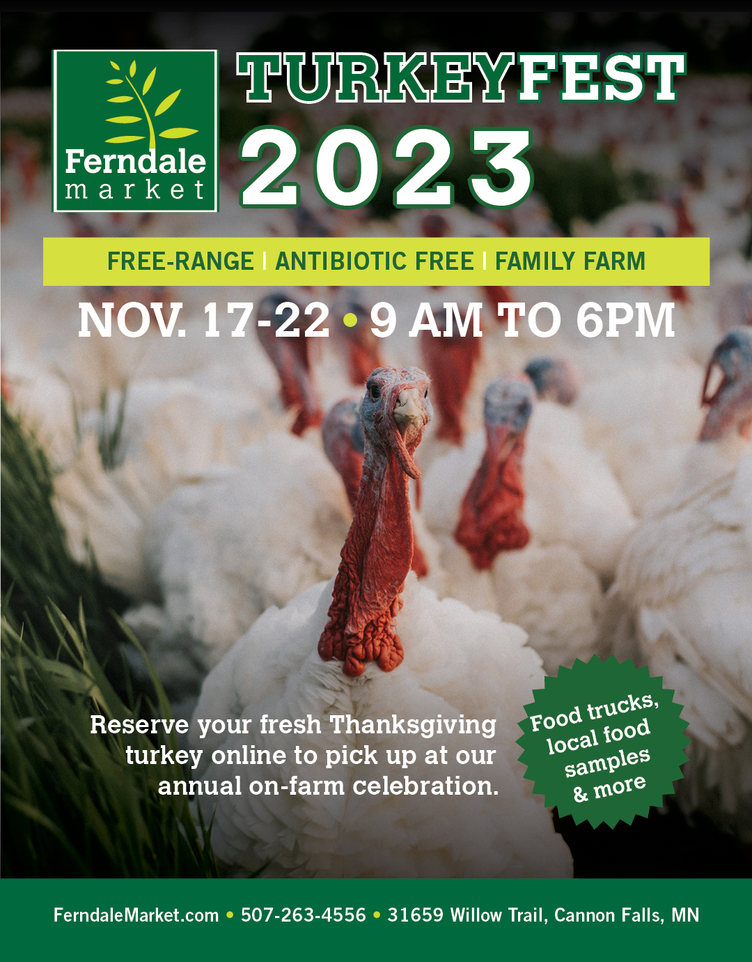 Ferndale Market TurkeyFest 2023 Minnesota Grown