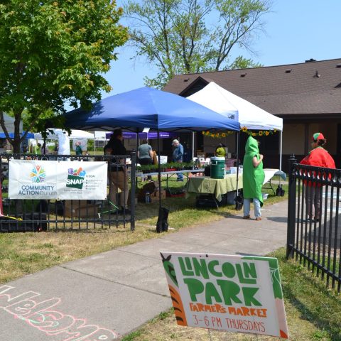 Entrance to Lincoln Park Farmers Market