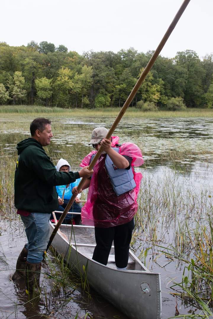 2025.01.28 Native Wise Blog several people pushing canoe with pole