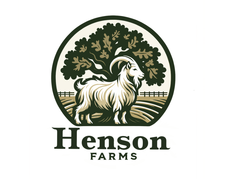 Henson Farms Logo Goats