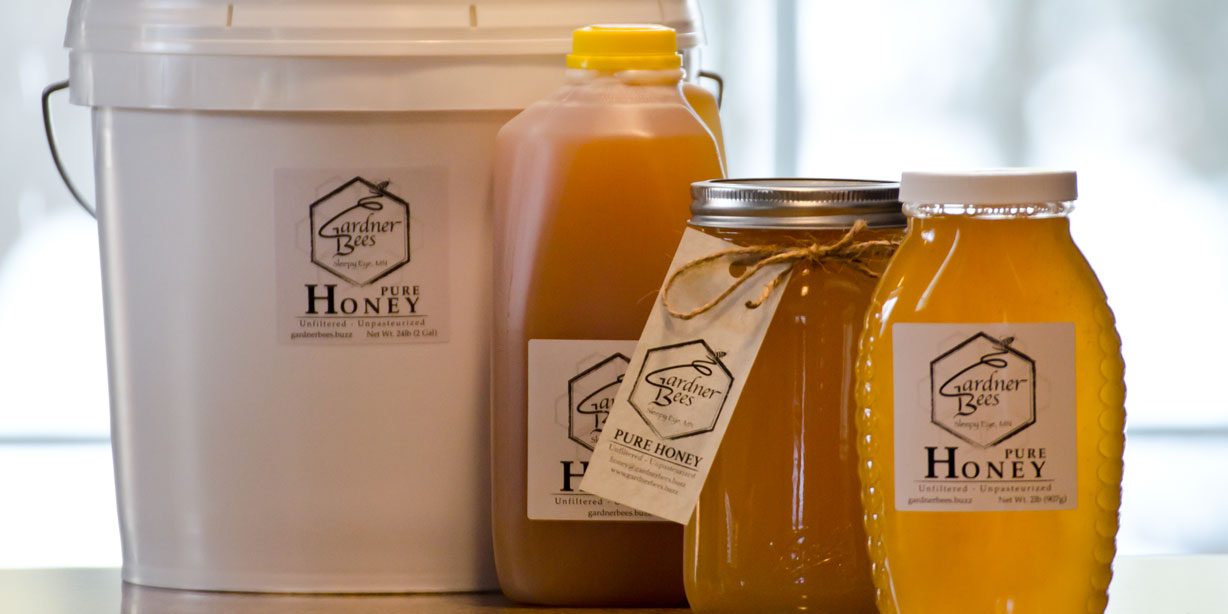 honey stored in multiple containers